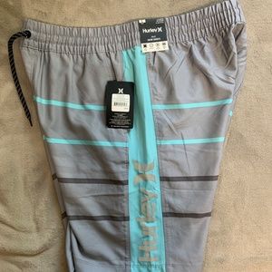 Mens Hurley Swim Trunks (L) -NWT